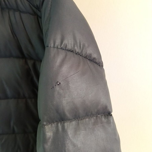 Benetton men's jacket used, size 52 (L-XL), blue with defects