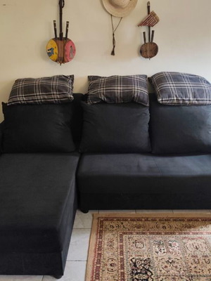 Sofa bed like new, comfortable with storage space
