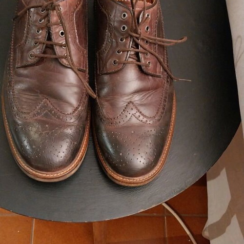 Massimo Dutti men's brown shoes like new, size 44