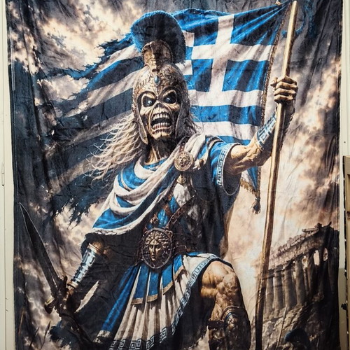 Iron Maiden fleece blanket 150x200 cm new