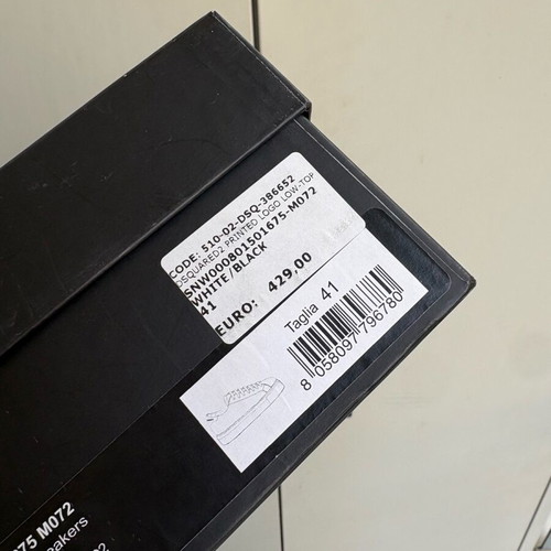 Dsquared2 sneakers used, white, size 41