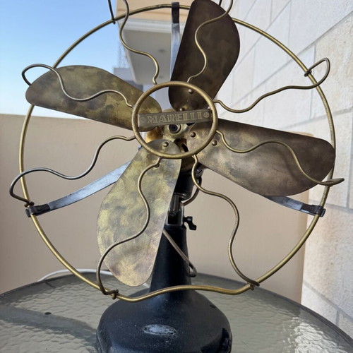 Vintage Marelli fan Italian model 1930 collectible like new