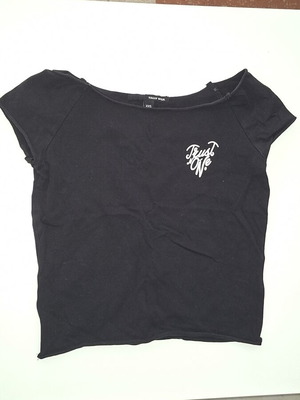 New Yorker T-shirt S/XS black with Trust No One print