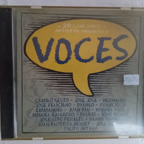 Voces CD like new, various Spanish singers love songs
