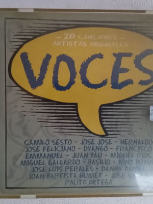Voces CD like new, various Spanish singers love songs