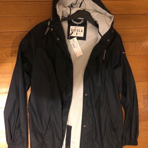 Batela Women's Jacket New Waterproof Windproof Blue Size 44