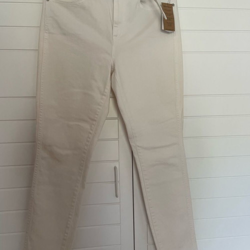 Ralph Lauren Jean white pants with belt size S 36 8 new