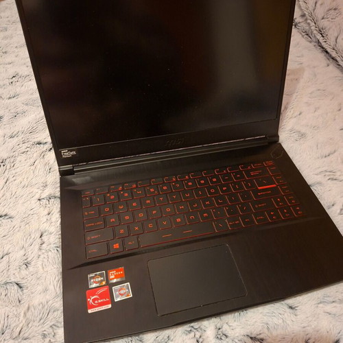 MSI Bravo 15 A4DDR used laptop with AMD Ryzen 5, 24GB RAM, 240GB SSD