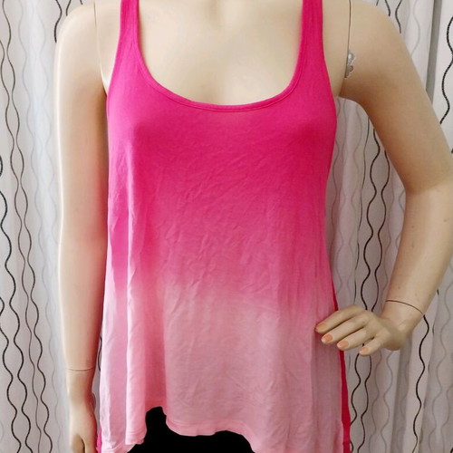 H&M ombre tank top like new, pink, size L