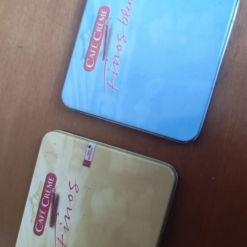 Metal boxes used, set of 2 from Synkareta