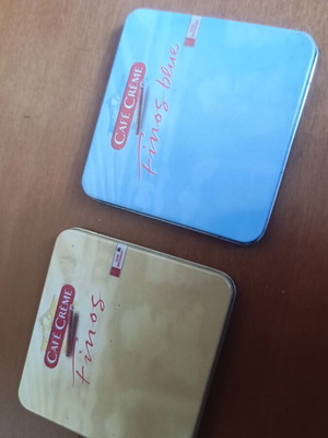 Metal boxes used, set of 2 from Synkareta