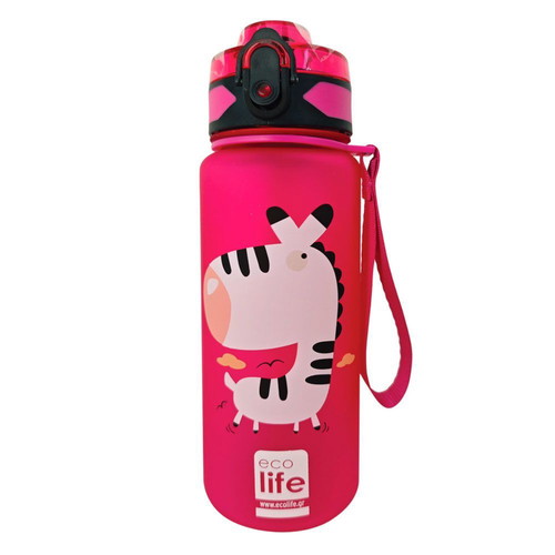 Ecolife Tritan Kids Bottle 500ml new, Zebra
