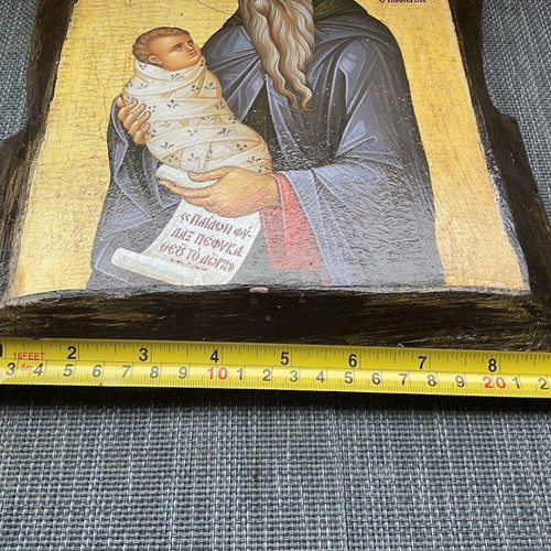Saint Stylianos wooden icon like new