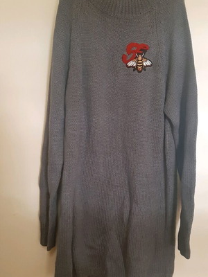 Funky Buddha πουλοβερ σαν καινούργιο, γκρι, one size