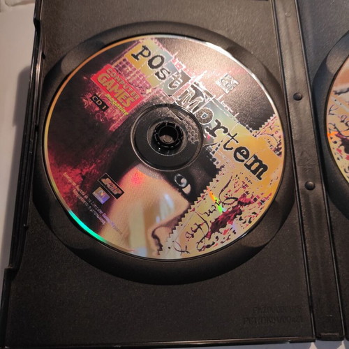Post Mortem PC game like new, 2 pieces