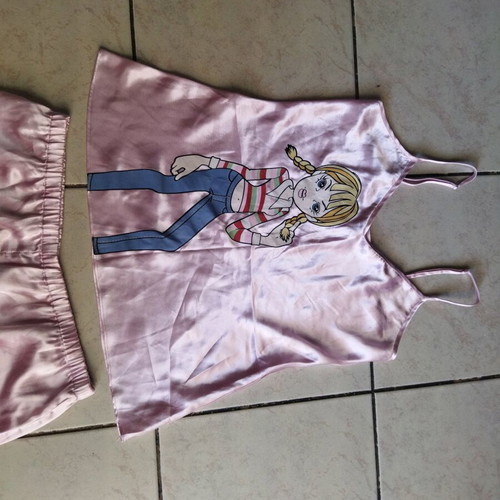 Satin pajama set Renet Lingerie pink like new, size S