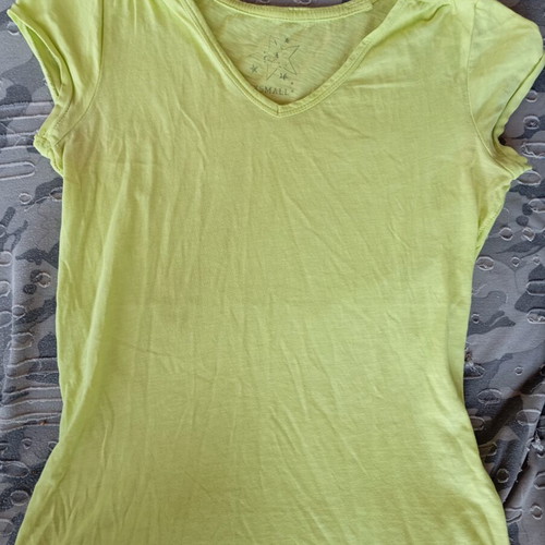 Colin's T-shirt used, size XS, yellow