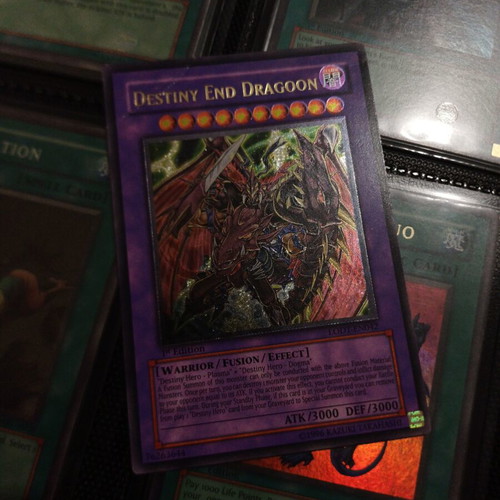 Destiny End Dragoon LODT Ultimate Rare 1st Edition Yu-Gi-Oh! card