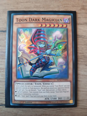 Toon Dark Magician Yu-Gi-Oh! card mint, 1st edition