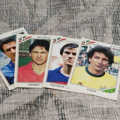 Mundial 1986 Mexico Panini stickers like new, 4 pieces