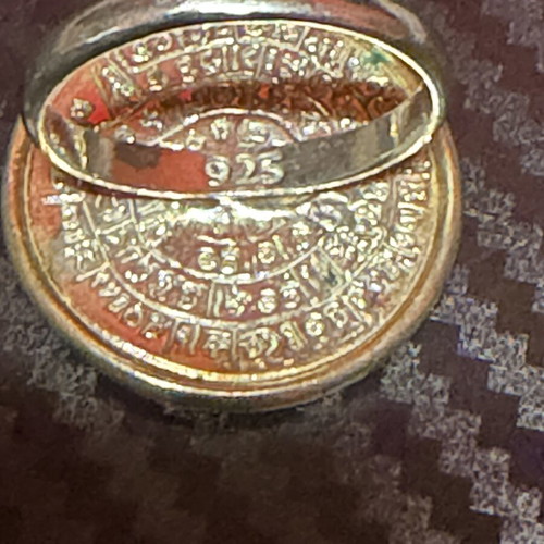 Silver 925 ring with Phaistos Disc used