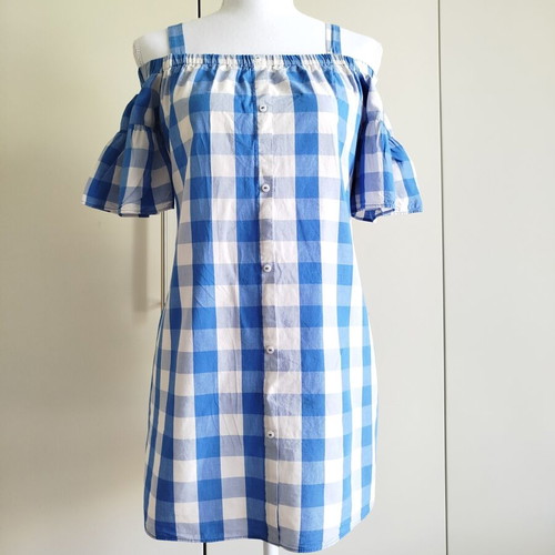 Zara checked dress new with integrated belt for girls 13-14 years