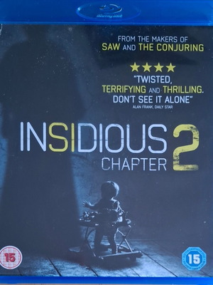 Insidious: Chapter 2 Blu-Ray σαν καινούργιο, θρίλερ τρόμου με υπότιτλους
