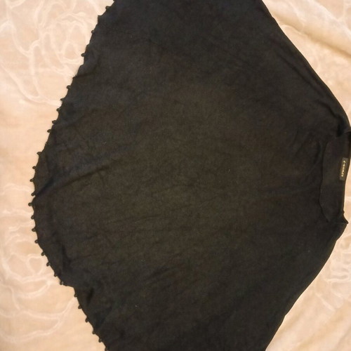 Women's cape used black one-size