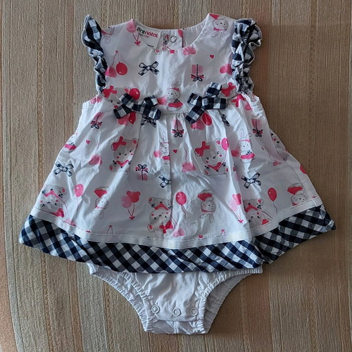 Prenatal dress-romper 3-6 months like new, size 62cm