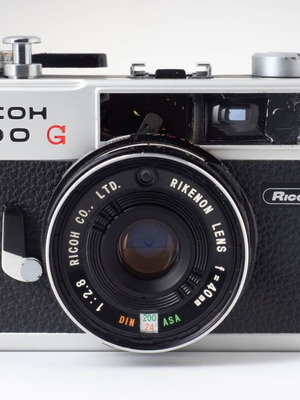 Ricoh 500G 35mm Rangefinder Film Camera used, vintage compact classic