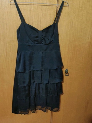 Black vintage y2k dress like new, size M