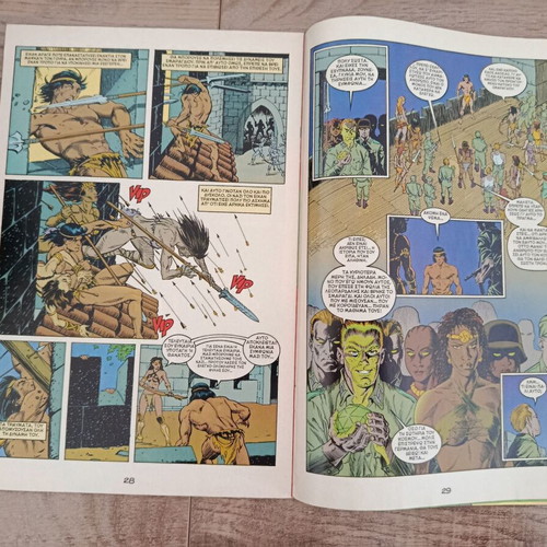 Tarzan 5 Modern Times comic used, Greek