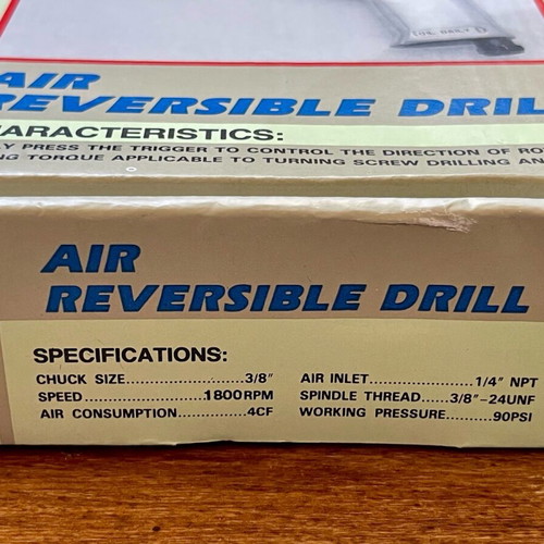 Air Reversible Drill new