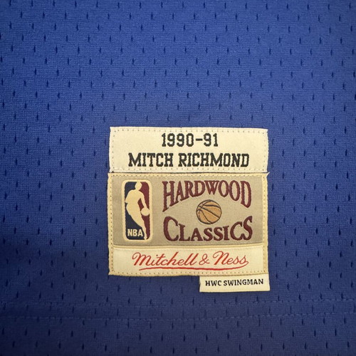 Mitchell & Ness Golden State Warriors Mitch Richmond NBA Jersey Large like new