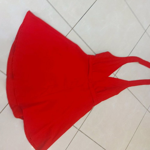 Mini dress red like new, size S
