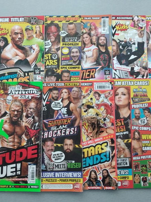 WWE Kids Magazines Bundle 10 Issues 2018 with Posters