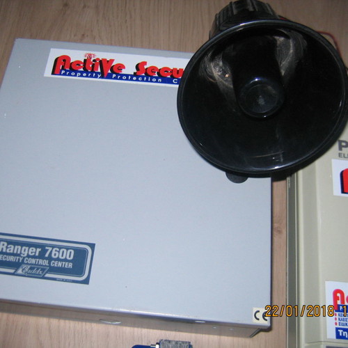 Panasonic alarm and telephone system used