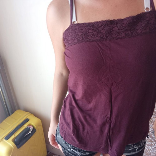 Esmara red camisole top, size M