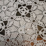 Handmade crochet table runner like new