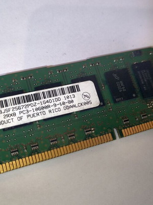 Micron 2GB 1.5V PC3-10600R DDR3 Registered ECC μεταχειρισμένη για server