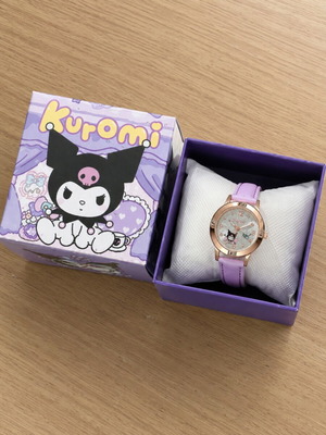 Kuromi Cute Kawaii Watch Pink with Gift Box new