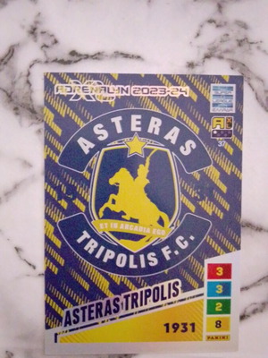Panini FIFA 365 club badge Asteras Tripolis καινούργιο