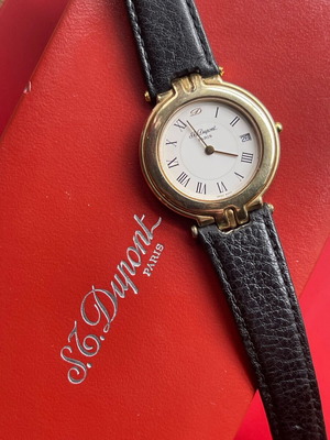 Dupont watch classic μεταχειρισμένο, Quartz 33mm