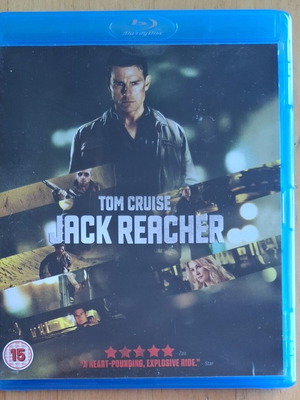 Jack Reacher Blu-ray like new, action crime thriller
