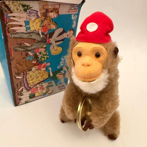 Fino wind-up toy like new, monkey 1950-1960