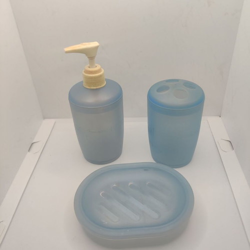 Bathroom set for soap like new
