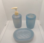 Bathroom set for soap like new