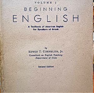 Beginning English: Volume I - Edwin T. Cornelius