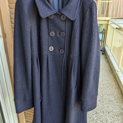 BSB women's coat dark blue size Medium with hood like new