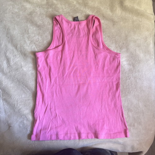 Girls hot pink tank top Zara kids 7-8 years 128cm like new